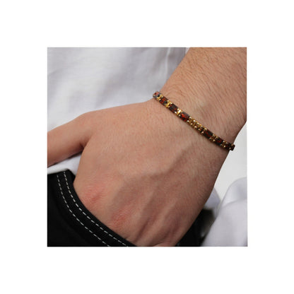 Tila Boncuk Zarif ve Renkli Bileklik Serisi | Desenli Kırmızı El Yapımı Model