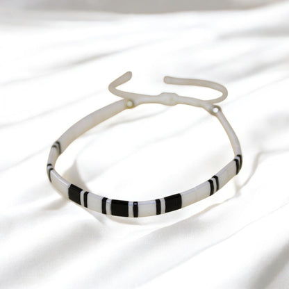 Tila Boncuk Zarif ve Renkli Bileklik Serisi | Beyaz Siyah El Yapımı Model