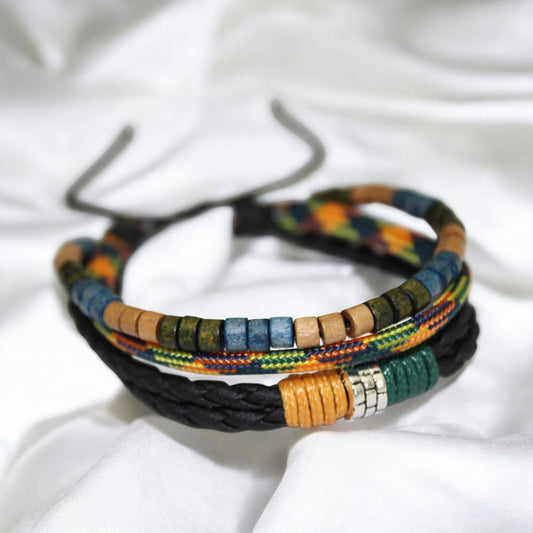 Bahar Melodisi Ayarlanabilir Salaş Bileklik Unisex